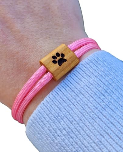 Gravur Holz Armband, Pfote, Geburtstag, Valentinstag, Surfer Armband, personalisiertes Armband, Holz, Armband graviert, Vatertag, Muttertag