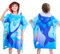 WERNNSAToalla de Playa para niños Shark – Toalla con Capucha de 68.6 x 68.6 cm Pulgadas, Poncho de Toalla con Capucha para niños, Toalla de Playa, Toalla con Capucha para niños