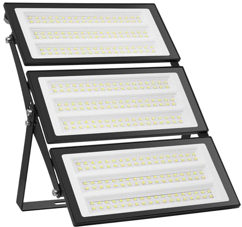 Mingchengheng LED Strahler Flutlichter Außen - 300W LED Strahler Flutlichter Außen - Scheinwerfer Außenstrahler 5700K Kaltweiß IP66 Wasserdicht - LED Fluter Für Garten Garage Sportplatz