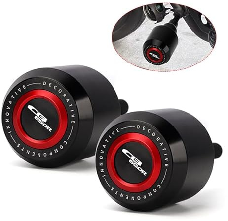 Super Vici Motorrad Sturzpads rahmen Slider Antikollisions-Fallschutz Kompatibel mit H.onda CB650R 2019 2020 2021 2022 2023 2024 cb 650 r Zubehör (Rot)