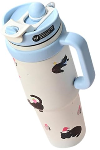 Genérico Travel Mug - Water Bottle | Insulated Tumblers | 1000 ml Vacuum Insulated Tumbler, Insulated Water Bottle, Leakproof Double Wall Tumbler, Reusable Coffee, Cupholder Iced Coffee Cup