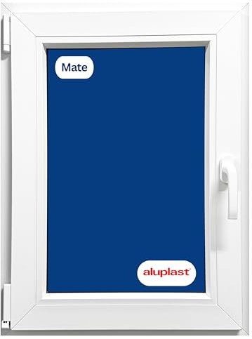 Ventana PVC Reforzada 500x800 Blanca | Oscilobatiente Izquierda | Cristal Climalit Mate | Perfil Aluplast | Entrega 24/48h