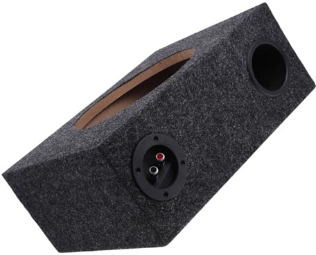 Gatuida Caisson De Basse Voiture Boîtier Subwoofer Enceinte Audio Scellé Bois pour Amélioration Sonore Automobiles