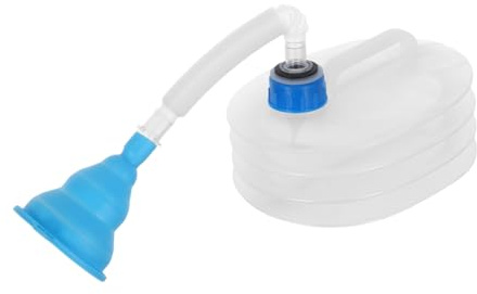 NIYANGLE Urinal Portable Pliable Unisexe pour Voiture Bouteille Urinoir Réutilisable avec Tuyau Flexible et Entonnoir Pot Étanche et pour Voyages Camping et Urgences Extérieur