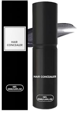 Hair Concealer Cream,Haarabdeckungscreme,Natürliche Abdeckung des Haaransatzes,Langanhaltende & unsichtbare Abdeckung,für kahle Stellen & Dünner Werdendes Haar Frauen und Männer,50ml (schwarz, A)