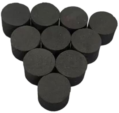 Folpus 10x Drum Trigger 20mm hoch Ersatz Einfache DIY Installation Schwammsäule mit Kleber, 19x20mm