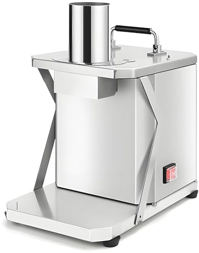 Dicer Commerciale Frutta Verdura,Macchina Acciaio Inossidabile Tagliatrice Cubetti,Affettatrice Automatica Cipolle,Calibro 7 Cm,per Carote,Cetrioli,Prosciutto,Patate 8mm