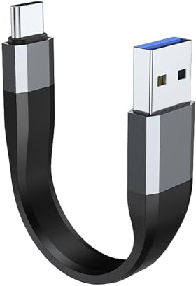 Zqxnt Cavo di ricarica da USB 3.0 a tipo C, corto 3.0, ricarica rapida e cavo dati di velocità, ricarica rapida per telefoni, cavo USB corto