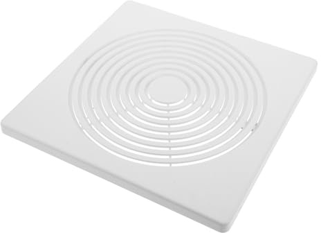 Ipetboom Cubierta Para Extractor De Baño Rejilla De Techo Cuadrada De Cubierta De Ventilación De Plástico Con Resortes Para Montaje Techo o Pared Baño