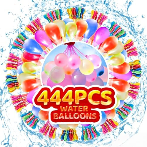 YRPACFB Palloncini Acqua Autosigillanti, Bombe d'Acqua a Riempimento Rapido,Costume per Costume Party, Bombe d'Acqua a Riempimento Rapido per Feste in Giardino - 444