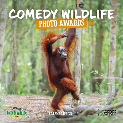 Carousel Worldwide Comedy Wildlife Photography Awards 2027 Square Wall Calendar, 12-Month Calendar, Funny Award-Winning Wildlife Images