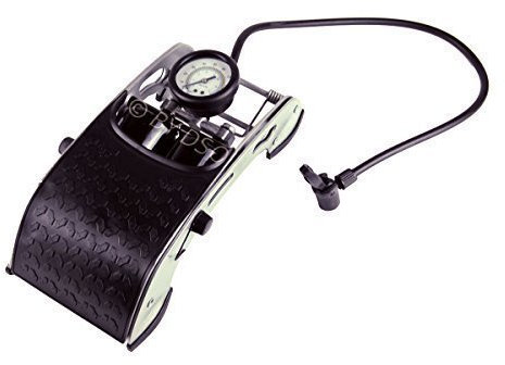 Heavy Duty Double Barrel Foot Pump / Inflater new AU029 - Cars / Bikes Etc