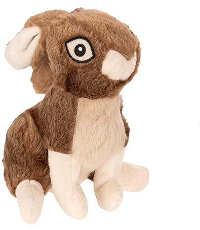 goDog Wildlife Jouet couineur en Peluche pour Chien, Technologie Mastication – Marron, Taille L