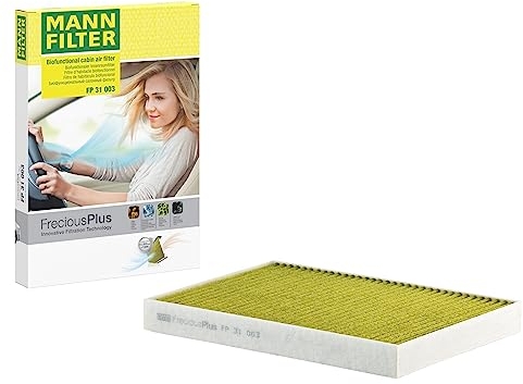 MANN-FILTER FP 31 003 Cabin Air Filter - FreciousPlus Biofunctional Pollen Filter - for Cars + Transporters