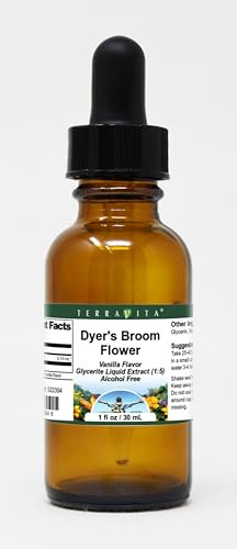 Dyer's Broom Flower Glycerite Liquid Extract (1:5) - Vanilla Flavored (1 oz, ZIN: 522394) - 3 Pack