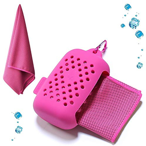 EasyULT kühlendes Handtuch, Kühltuch Kühlhandtuch, Mikrofaser Handtücher | Schnelltrocknend Sporthandtuch Strandhandtuch Reisehandtuch für Fitness Gym Yoga and Outdoor Sports