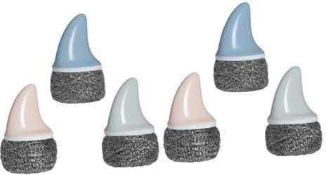 Beaupretty 6pcs Stainless Steel Wire Brush Wire Brush Steel Scrubber Pan Scourers