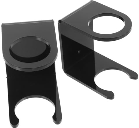 BESPORTBLE 2pcs Black Acrylic Baseball Bat Support Rack for Softball and Baseball Bats Convenient Home Storage Rack and Creative Display Stand for Sports Lovers