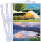 CLEK 30 Pack 60 Pockets A4 Transparent Photocard Sleeves for A4 2/3/4 Ring Binder Albums,Waterproof Postcard Sleeves Page Protector, 31×23cm Side Loading Postcard Albums