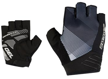 Ziener herr CAMAL Cykel/Mountainbike/Cykelsporthandskar | Kortfinger – andningsbar/dämpande, Black. White Fog, 8