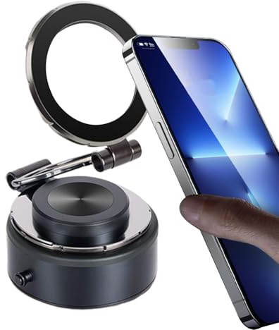 Porta Del Telefono Cellulare Automobilistico, Supporto Per Celle Del Cruscotto Magnetico, Per Smartphone Sicura, Base Di Una Mano Di Aspirazione Forte, Supporto Per La Visualizzazione Delle Man