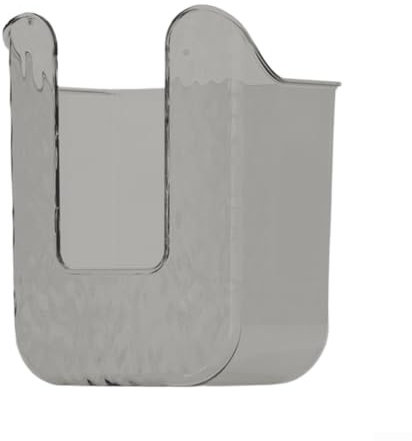 Práctica caja de toallitas húmedas para uso en cocina y baño (gris)