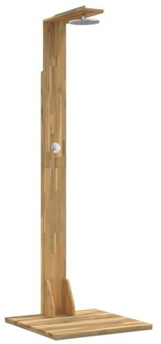 vidaXL Ducha exterior 219 cm Blanco