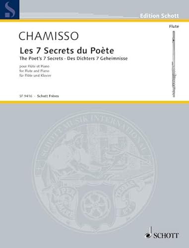 Les sept secrets du poète --- Flûte traversière et Piano: Les sept secrets du poète. flute and piano.