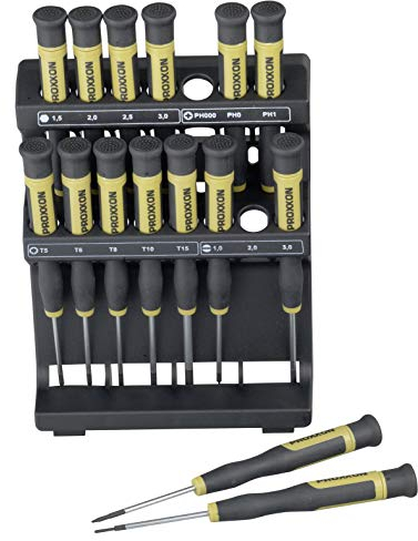 PROXXON PR28148 - Micro-destornilladores - 15-Piece, multicolor