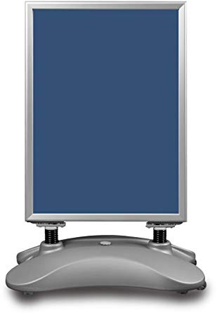 Pavement Sign Weather Resistant Forecourt Display with Snap Frame (Silver Base)