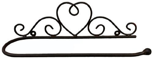 - Wandhalter Küchenrollenhalter *Handtuchhalter* Garderobe Metall Landhaus, ca. B 38 cm