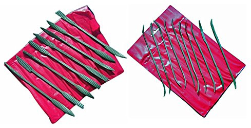 Bundle – Raspeln Feilen für Holz und mehr. 8-teilig schwere Holz Raspel Riffler Datei Set & 10 Riffler Needle Datei Set