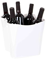 Koala 6224BB01 Seau à Glace Acrylique Opaque Blanc