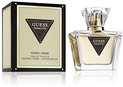 GUESS Seductive, Eau de Toilette pour Femme, Parfum Fruité Floral, Parfum Sensuel Longue Durée, 50 ml