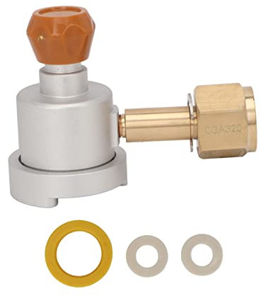 TOPINCN Soda Maker Adapter, CO2 Filling Adapter for DUO for Terra for Art Soda Maker CGA320 CO2 Cylinder Soda Maker Parts Male Adapter