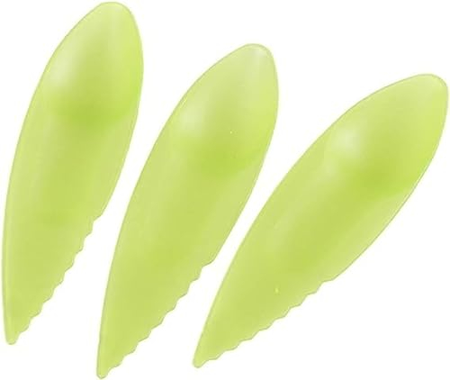 Cuchara de fruta kiwi cucharas de plástico para frutas, pelador, cuchara, accesorios de cocina, color aleatorio, 3 Uds