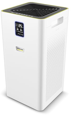 Kärcher Air Purifier AF 50, air flow rate: 520 m³/h, room size: 50 m², filter performance: removes 99.95% of particles down to 0.3 μm such as dust, pollen & allergens, automatic function, night mode