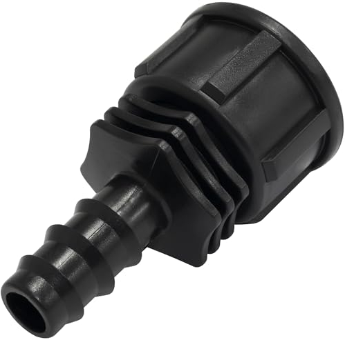 AERZETIX - C73795 - Set di 5 Raccordi femmina scanalati 16mm x 3/4'' con dado per tubo a goccia 16mm - connettore per sistema di irrigazione