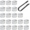 Tapas Tuercas Perno Rueda, 20 Tapas Tuercas 17mm con Clip Universal Tapones Plateado Accesorios Elegantes Ruedas Cubierta Tuerca Coche Tapón Tornillos Ruedas Coche Tuerca Coches Ruedas (plata)