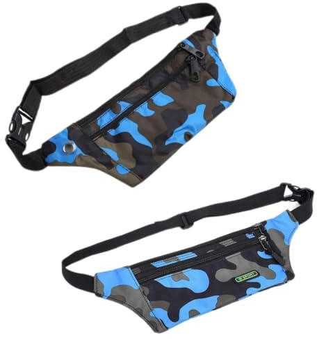 Modische Bauchtasche für Herren, Umhängetasche, Umhängetasche, Reisetasche, blau