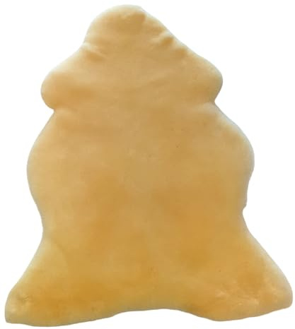 FURRYMAN Natürliche Lammfell Relugan riesig ca. 140x70 cm mit kurzem Fell (3 cm) -Schaffelle ohne Chrom - „Gesundheitsfell“ – natürliches Lammfell – Naturfell