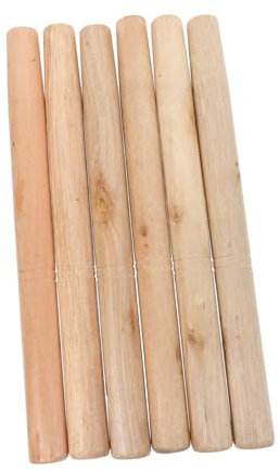 BESPORTBLE 6stücke Holzgriffe Für Werkzeuge Axt-holzgriffe Ersatzhammergriffe Vorschlaghammergriffe Aus Hartholz Für Landwirtschaftliche Werkzeuge Passend Für Gartengeräte