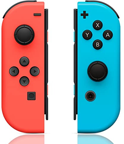 ZHCWM Compatible with Nintendo Switch Controller,Wireless Controller For Nintendo Switch/Lite/OLED,Red/Blue