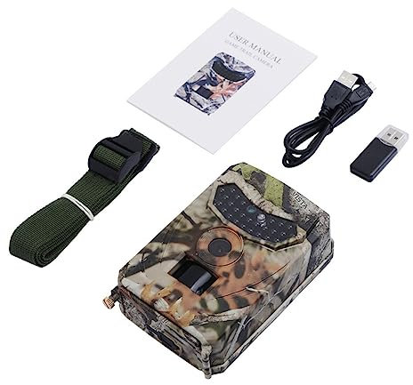 ibasenice Caméra de Chasse 1080p 12mp, Boîtier Plastique Ip56