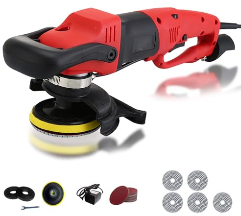 Lucidatrice a umido, Levigatrice per marmo a iniezione d'acqua, Levigatrice per pavimenti da 1200 W con regolazione a 6 velocità, Lucidatrice elettrica per cemento