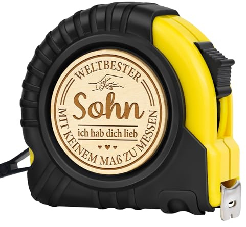 Geschenk Sohn, Geschenk für Sohn von Mama Vater, geschenk zum 18 geburtstag, Weihnachten Geschenk, Abschluss Geschenk, Maßband