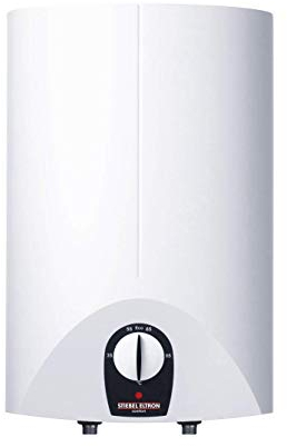STIEBEL ELTRON SN 15 SL, Übertisch Boiler 15 Liter Niederdruck, stufenlose Temperaturwahl über Drehwähler, mit Stecker 230V, 2 kW, Made in Germany, 222202, Weiß