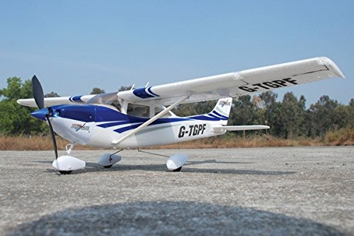 Top Gun TGP0355B RC flygplan, vit/blå