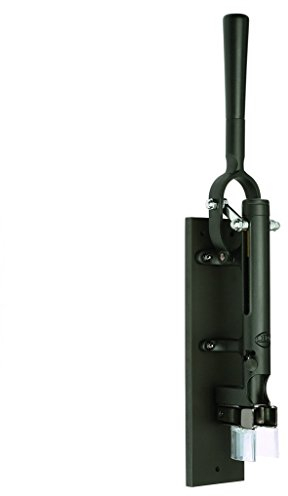 BOJ Sacacorchos de Pared TRADICIONAL, Con Soporte, Fabricado en Guipúzcoa (Negro)