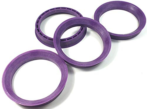 RONAL 4x Zentrierringe 76,0-63,3 | 76.0 auf 63.3 | Rotlila